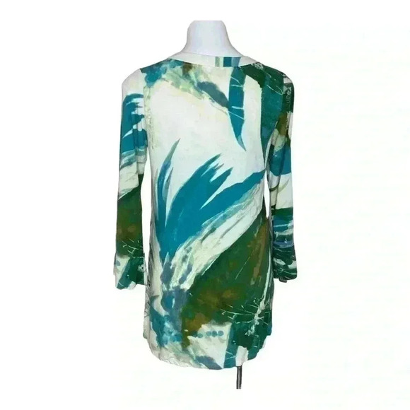 Jams World since 1964 made in Hawaii Sage W657-SAGG save size small tunic - Picture 2 of 5